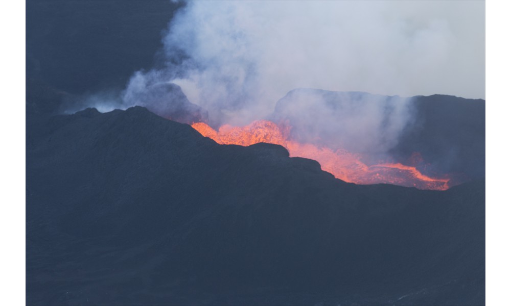 churning lava