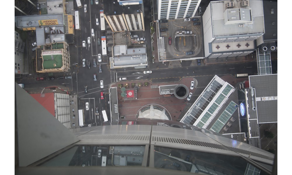 view from the Sky tower target